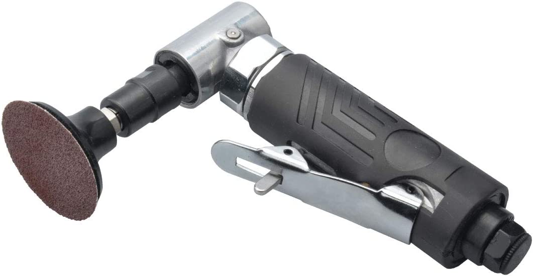 PROSHI - Amoladora neumática de ángulo de 1/4 de pulgada con 4 discos de lijado de bloqueo de rollo de 2" - DIGVICE MX