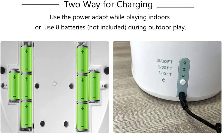 BESTZONE Lanzador de bolas automático interactivo para perros, máquina lanzadora para perros pequeños y medianos, 6 bolas incluidas (1.88 pulgadas), distancia de lanzamiento de 10 a 30 pies - DIGVICE MX