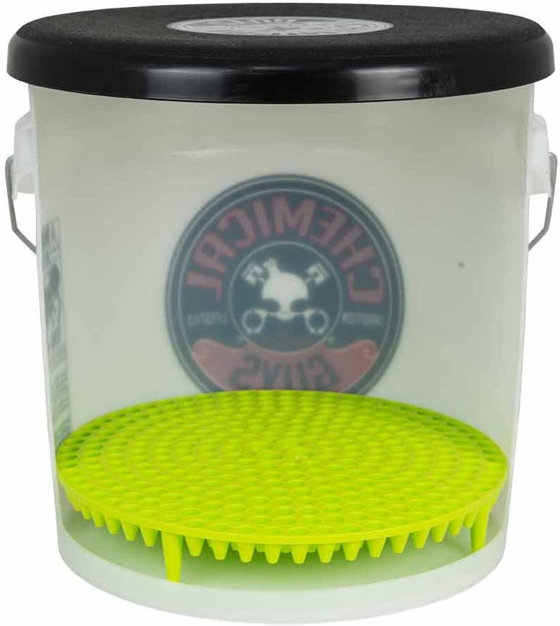 Chemical Guys Cyclone Dirt Trap Cubo de lavado de autos El filtro de lavado de autos elimina la suciedad y los desechos mientras se lava, verde lima