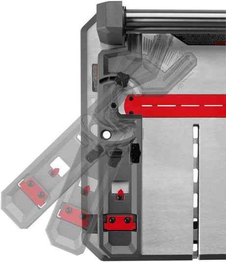 SKIL 3601-02 Sierra para pisos con hoja de contratista 36T, roja y negra - DIGVICE MX