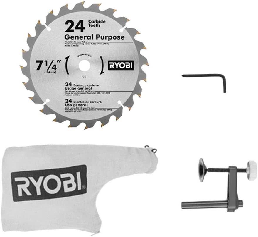 Sierra ingletadora compuesta RYOBI de 18 voltios ONE+ inalámbrica de 7-1/4" (solo herramienta) con hoja - DIGVICE MX