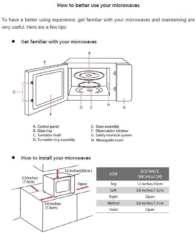 Toshiba EM925A5A-BS Horno de microondas con modo ECO de encendido/apagado de sonido e iluminación LED, 0.9 pies cúbicos/900 W, acero inoxidable negro - DIGVICE MX