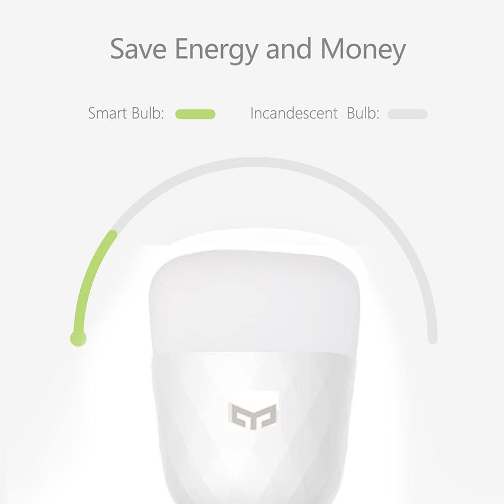 Yeelight Bombilla LED inteligente, 16 millones de colores, E26, 10 W, 110 V, RGB, regulable, 800 lm, bombillas Wi-Fi, compatible con Alexa, Asistente de Google (multicolor) - DIGVICE MX