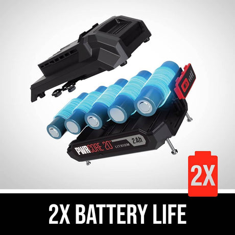 SKIL PWR CORE 20 V 7/8 pulgadas longitud de carrera sierra caladora incluye 2.0 Ah PWR CORE 20 batería de litio y cargador - JS820302 - DIGVICE MX