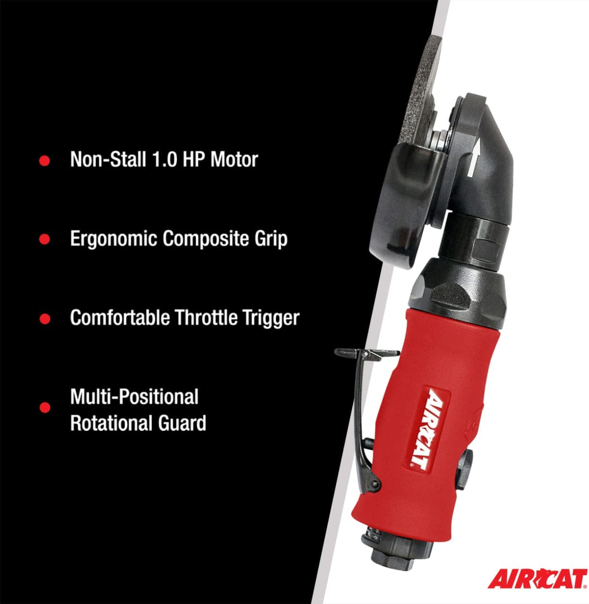 AirCAT 6340-A 1 HP 4-1/2" Amoladora angular compuesta con una sola mano 11,000 RPM - DIGVICE MX