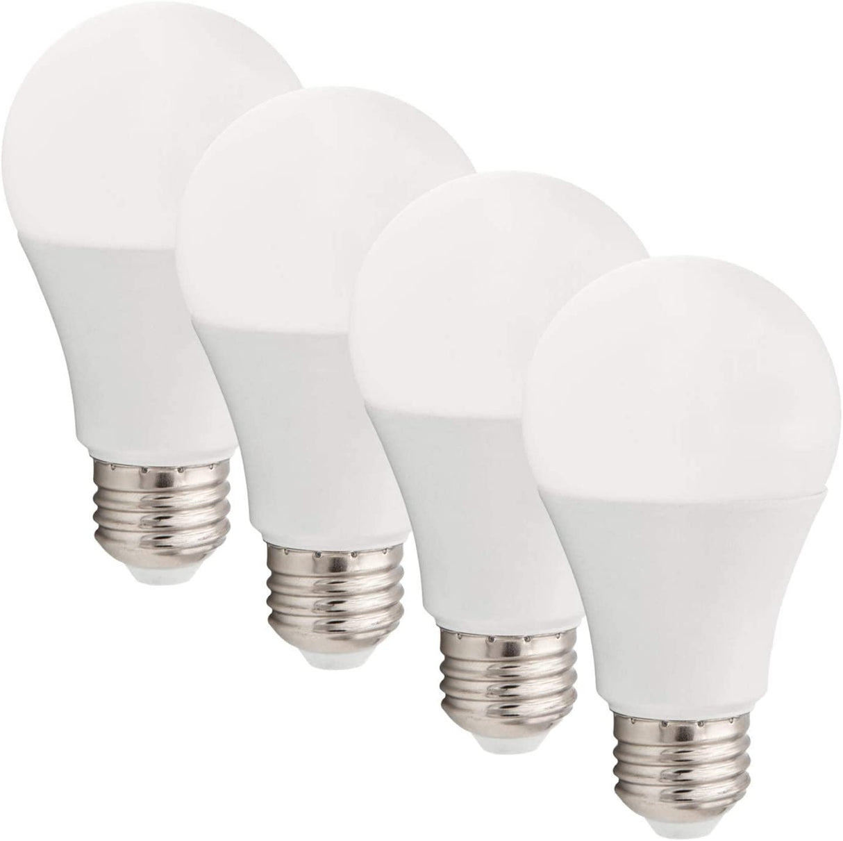 MAXXIMA - Bombilla inteligente WiFi, bombilla LED A19 Luvoni que cambia de color, compatible con Alexa y Google Home Assistant, Bluetooth/WiFi habilitado, controlado a través de la aplicación, paquete de 4 - DIGVICE MX