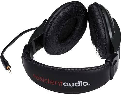 Hercules DJControl Starlight con luz LED y paquete de auriculares estéreo Resident Audio R100