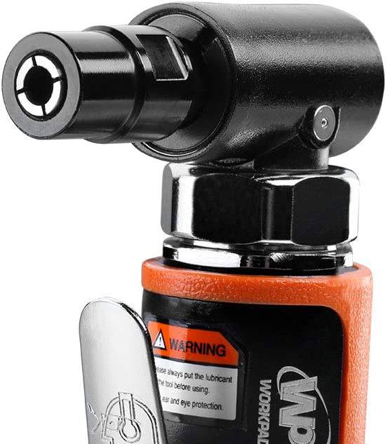 Mini amoladora de ángulo de aire WORKPAD, 20000 RPM, mini herramientas neumáticas, equipada con pinzas de 1/4 pulgadas, 1/8 pulgadas y 2 llaves - DIGVICE MX