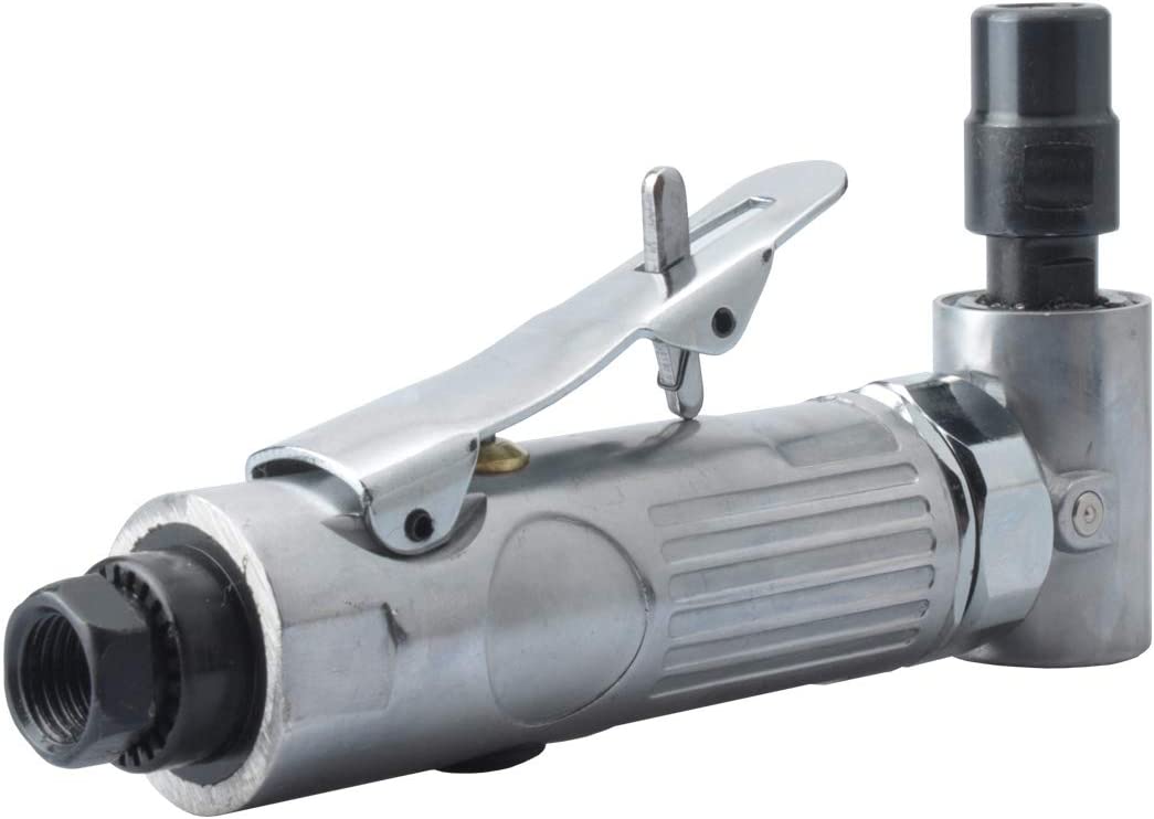 PROSHI Amoladora de troquel de aire en ángulo de 1/4 pulgadas, de ángulo de aire, ángulo neumático, de aire en ángulo de 90 grados, amoladora de troquel de aire en ángulo de la serie Edge, color pulido - DIGVICE MX