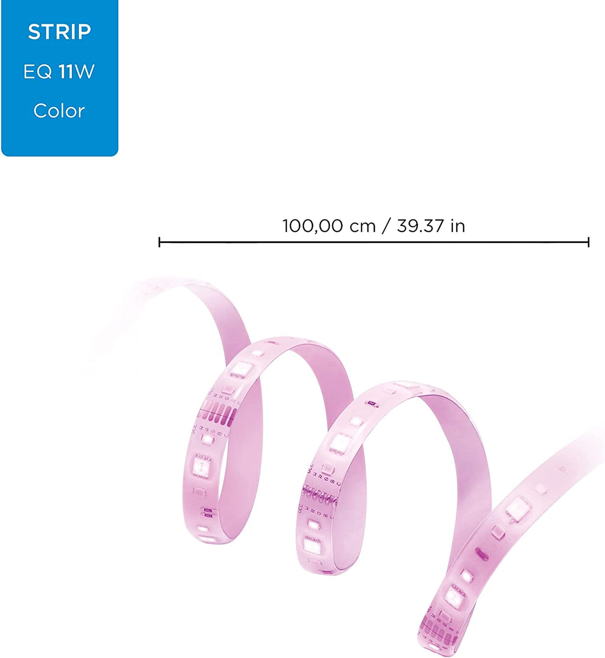 WiZ Connected 9ft Smart WiFi Color LightStrip Base Kit Plus Extension, 16 millones de colores, compatible con Alexa y Google Home Assistant, no requiere concentrador - DIGVICE MX