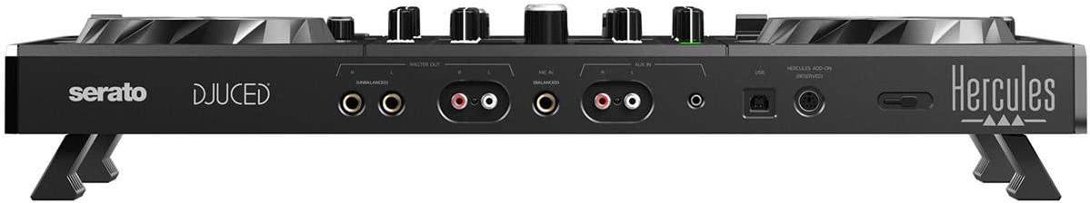 Hercules DJControl Inpulse 500: controlador de DJ USB de 2 decks para Serato DJ y DJUCED (incluido)
