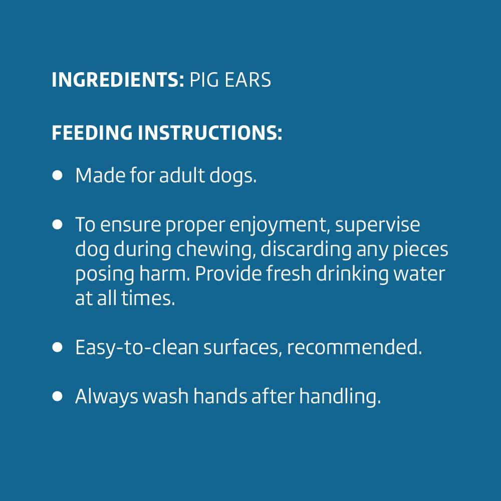Wonder Bound Pig Ears Dog Treats, altamente digerible, mínimamente procesado - DIGVICE MX