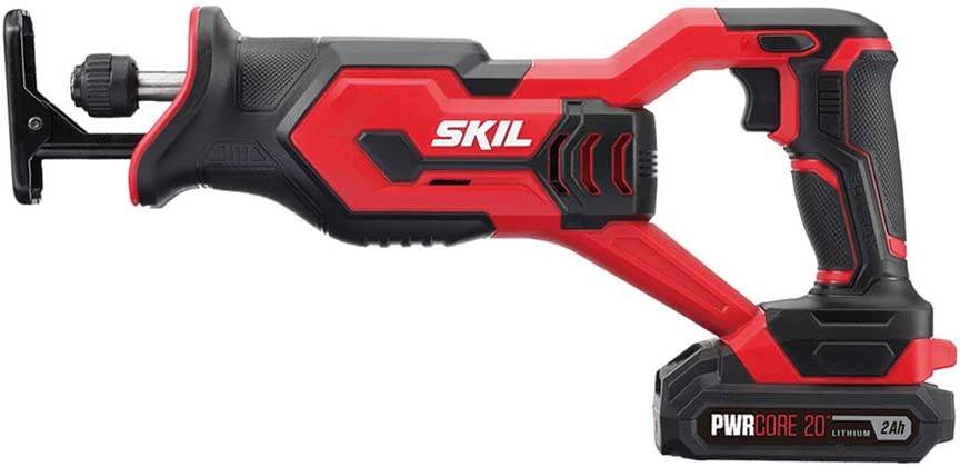 Sierra alternativa compacta SKIL de 20 V, incluye cargador y batería de litio PWR CORE 20 de 2,0 Ah - RS582902 - DIGVICE MX
