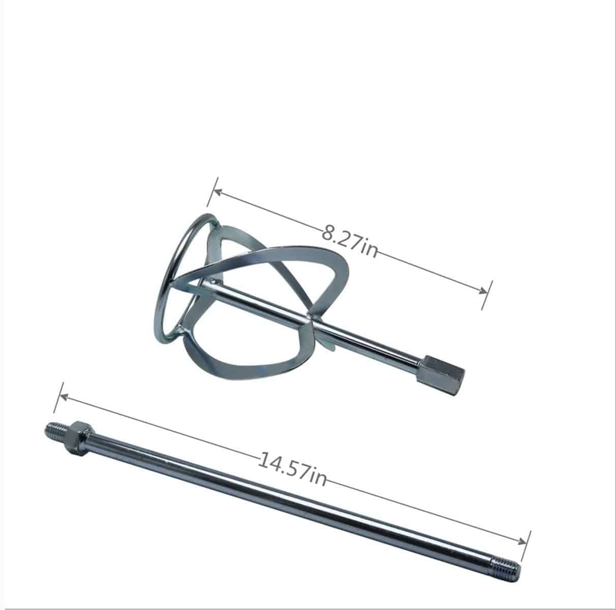 ZBJ - Varilla mezcladora de hormigón, Varilla mezcladora de pintura. Accesorios para brocas mezcladoras de pintura, brocas para herramientas mezcladoras de cemento, accesorios para mezcladores de ladrillos eléctricos M14 - DIGVICE MX