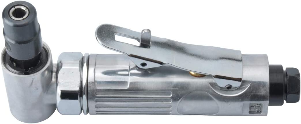 PROSHI Amoladora de troquel de aire en ángulo de 1/4 pulgadas, de ángulo de aire, ángulo neumático, de aire en ángulo de 90 grados, amoladora de troquel de aire en ángulo de la serie Edge, color pulido - DIGVICE MX