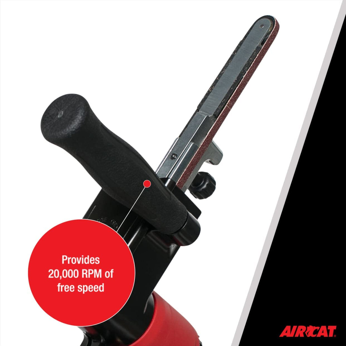 AIRCAT 6525-ABS: lijadora de banda de 18 pulgadas (brazo de contacto de 1/4 y 1/2 pulgada incluido) 20,000 RPM - DIGVICE MX