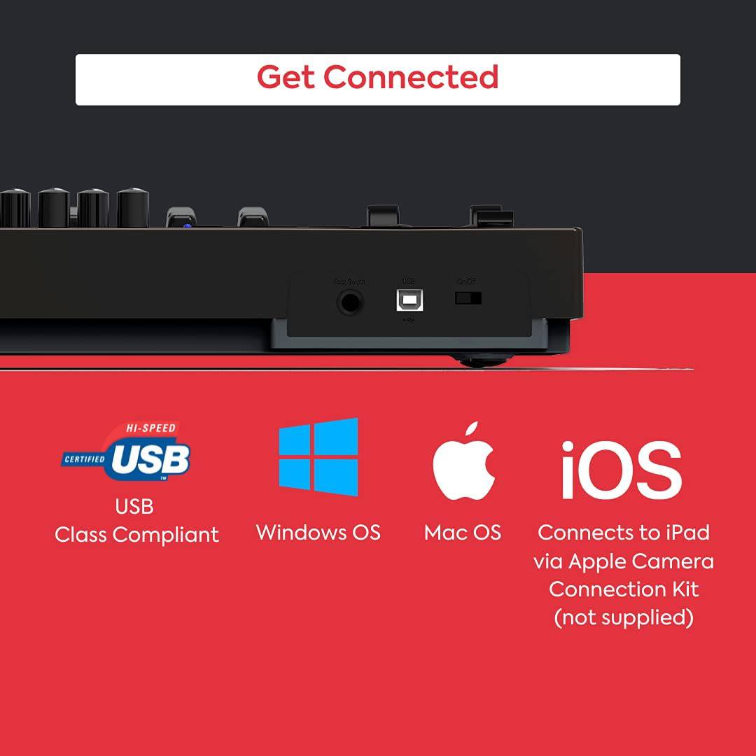 Nektar Impact LX25+ | Teclado controlador USB MIDI con integración Nektar DAW