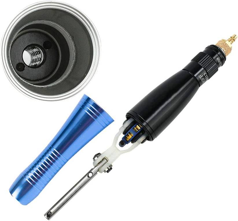 SI FANG Turbina Reciprocante Amoladora de ultrasonido neumática Micro Lápiz de aire neumático Kit de amoladora de matriz para moldes Lapeado de metal Limado Pulido Pulido Herramientas de lijado - DIGVICE MX