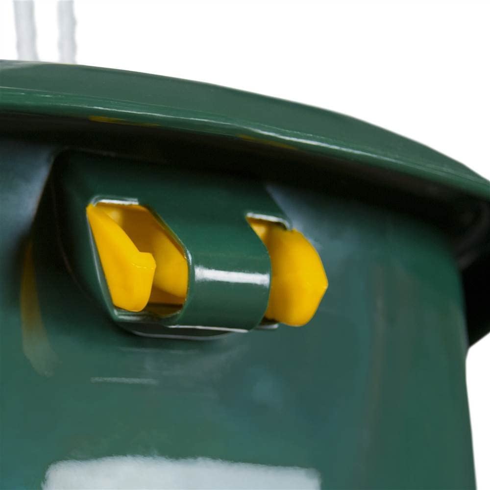 Gorilla Playsets 04-0032-G Columpio infantil de plástico con respaldo alto con barra en T amarilla y cuerda, verde - DIGVICE MX