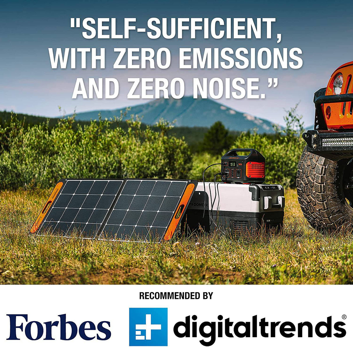 Jackery SolarSaga Panel solar portátil de 100 W para estación de energía Explorer 240/300/500/1000/1500, cargador solar de celda solar plegable de EE. UU. con salidas USB para teléfonos (no se puede cargar Explorer 440/ PowerPro) - DIGVICE MX