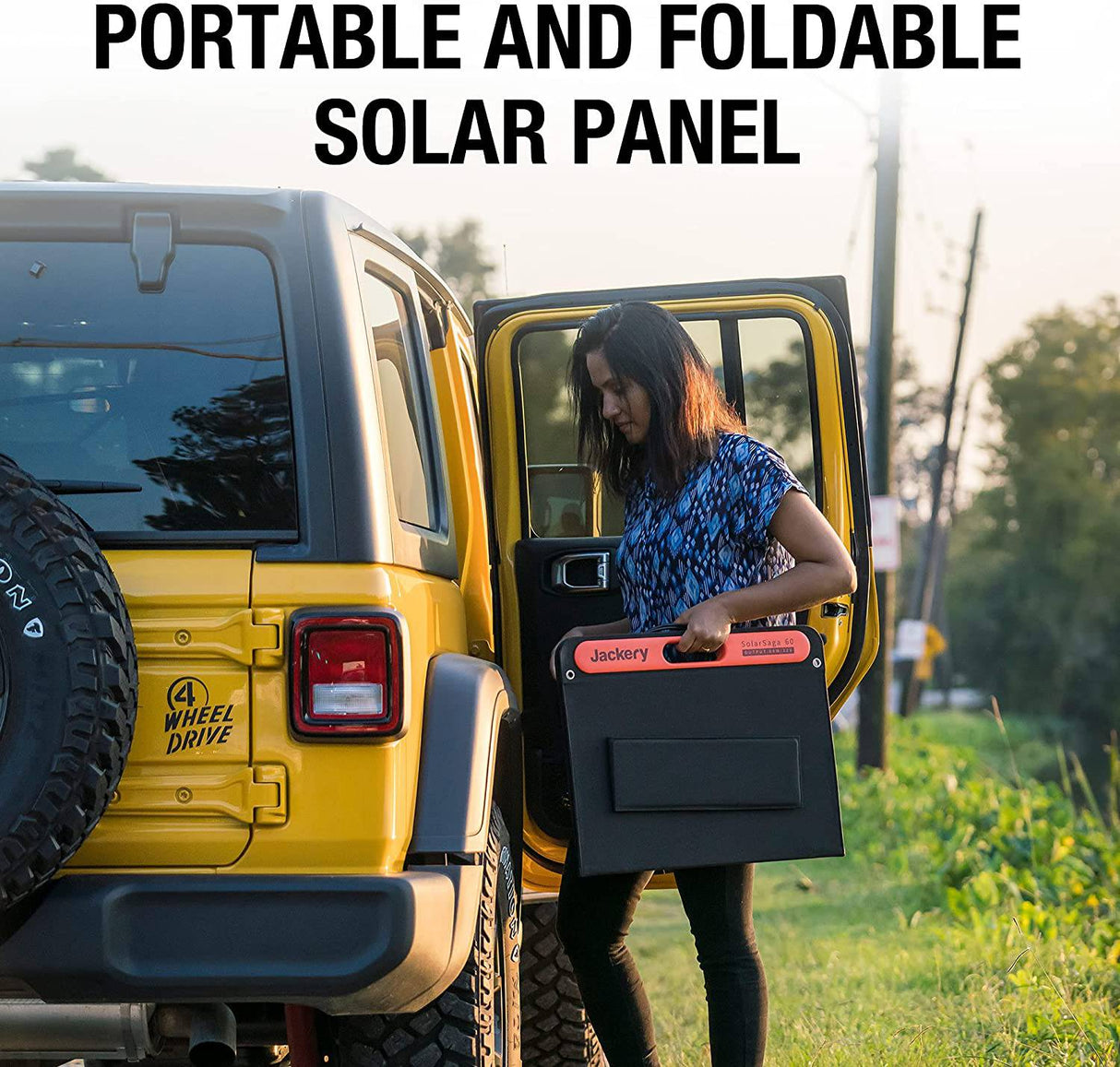 Jackery SolarSaga Panel solar de 60 W para Explorer 160/240/500 como generador solar portátil, cargador solar portátil plegable para camping de verano Van RV (no se puede cargar Explorer 440/ PowerPro) - DIGVICE MX