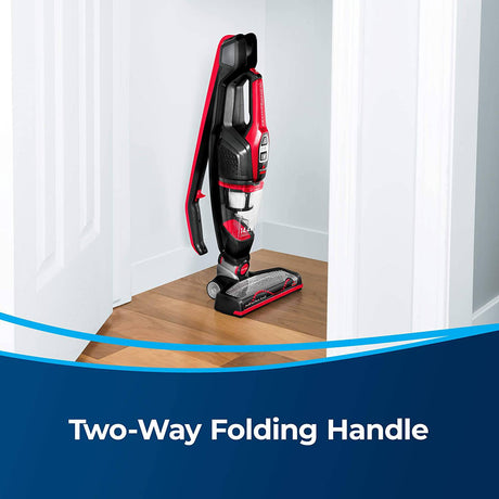 BISSELL Featherweight Cordless XRT 14.4V Stick Aspiradora, 3079, Negro, Rojo