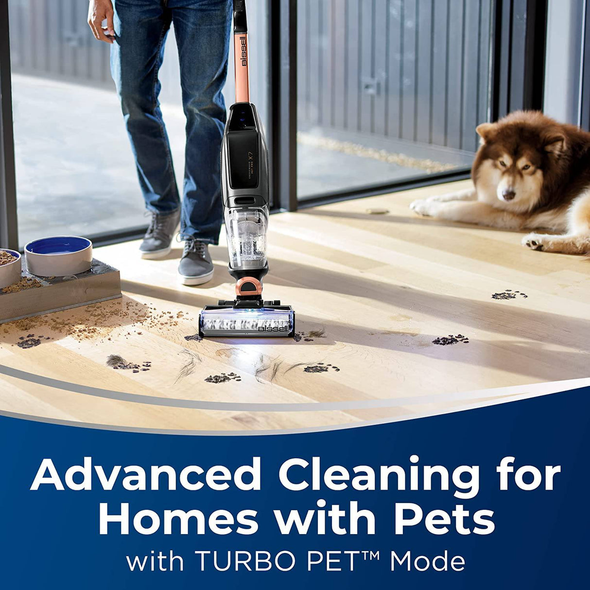 BISSELL CrossWave X7 Wireless Pet Pro Aspiradora en seco húmedo multisuperficie, 3011