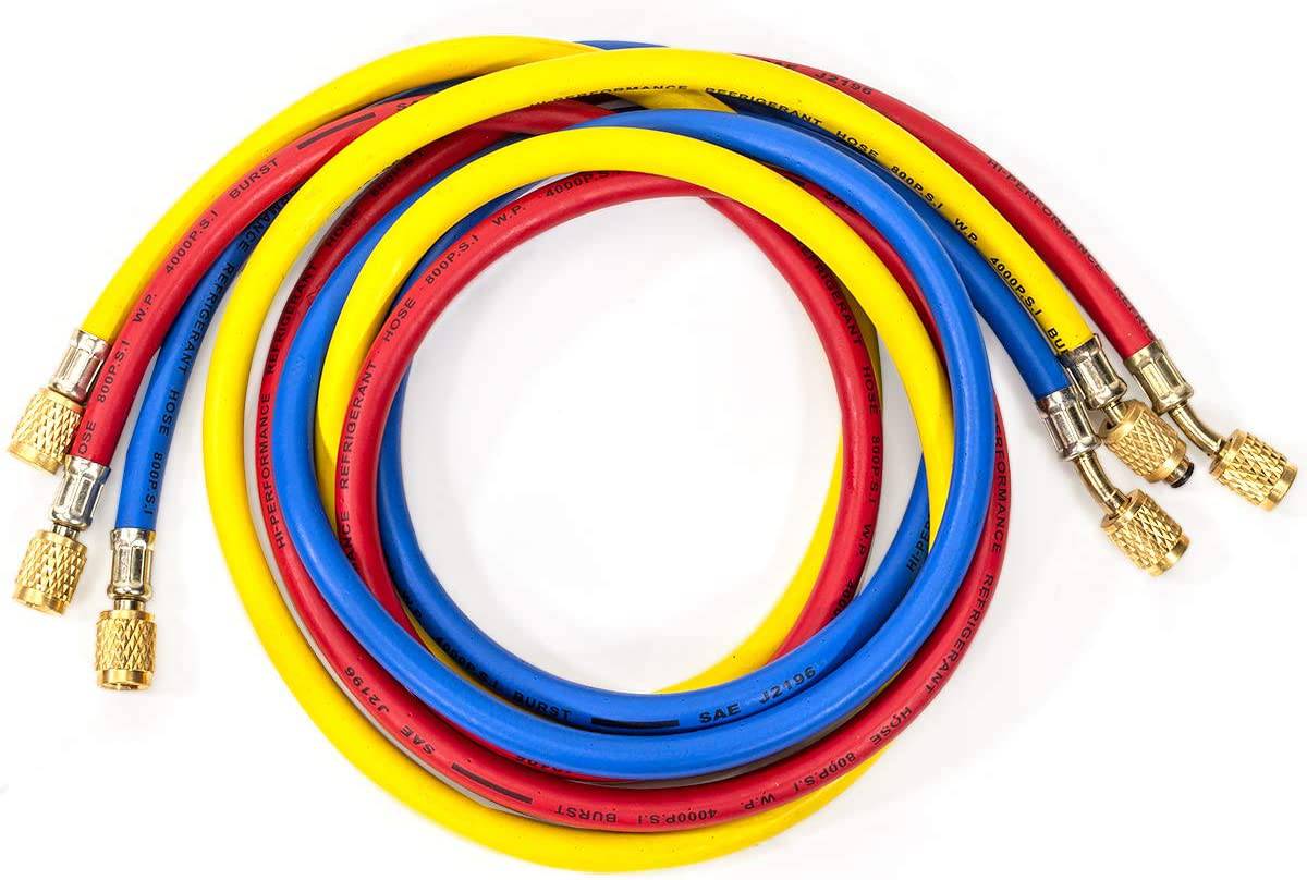 XtremepowerUS 3CFM 1/4HP Bomba de vacío de aire HVAC R134a R12 R22 R410a Kit de refrigeración de A/C Medidor de colector de CA R134 Can Tap Incluye bolsa de transporte - DIGVICE MX