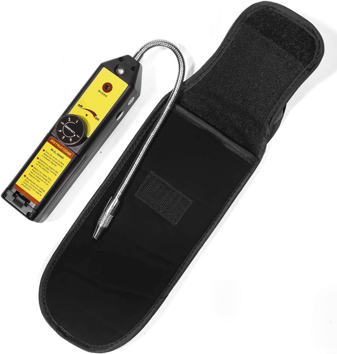 XtremepowerUS Premium 4CFM Bomba de vacío de aire HVAC A/C Kit de refrigeración AC Manifold Case Set R134a Tap con detector de fugas y bolsa de transporte - DIGVICE MX