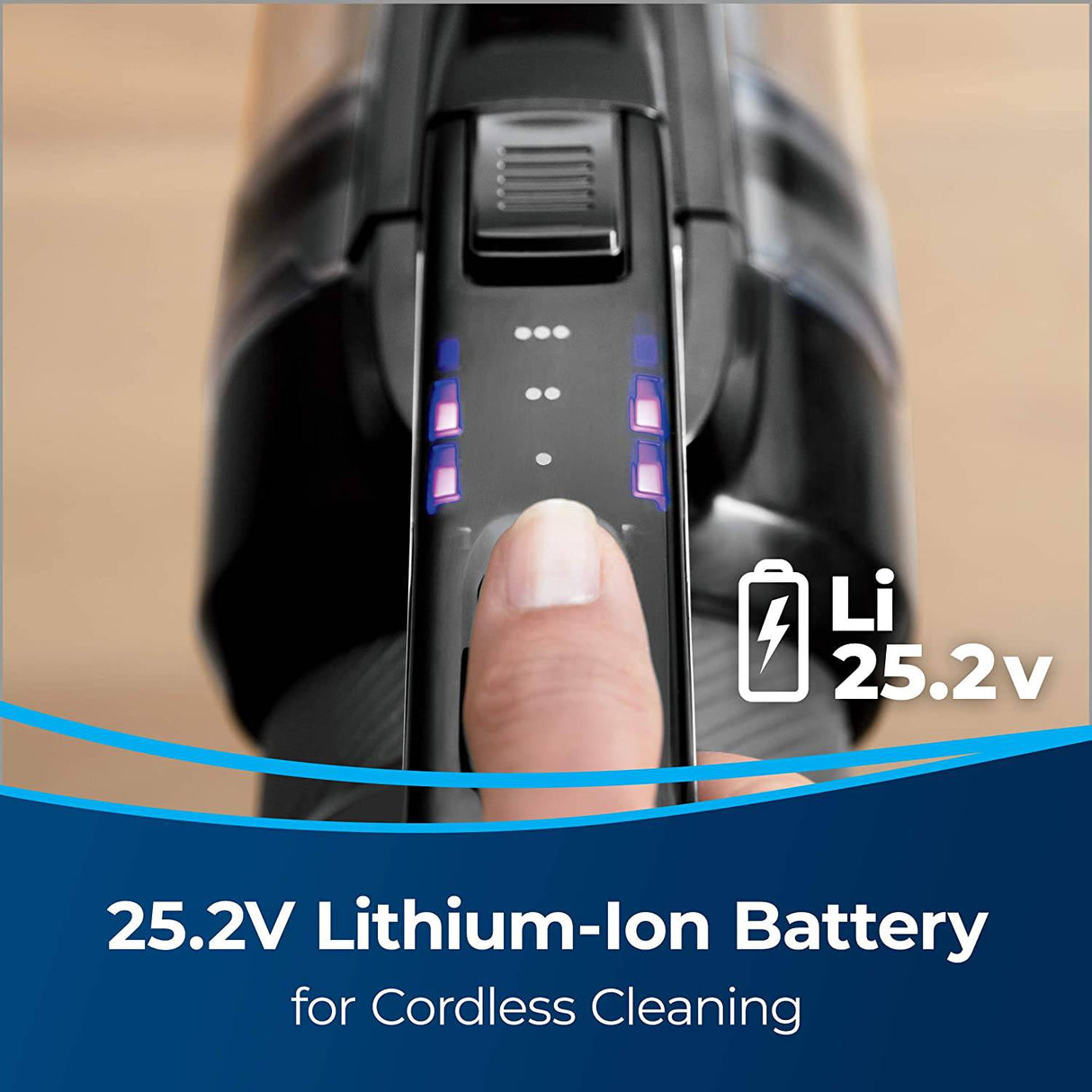 Aspiradora inalámbrica Bissell ICONpet Edge, azul / negro 2894A