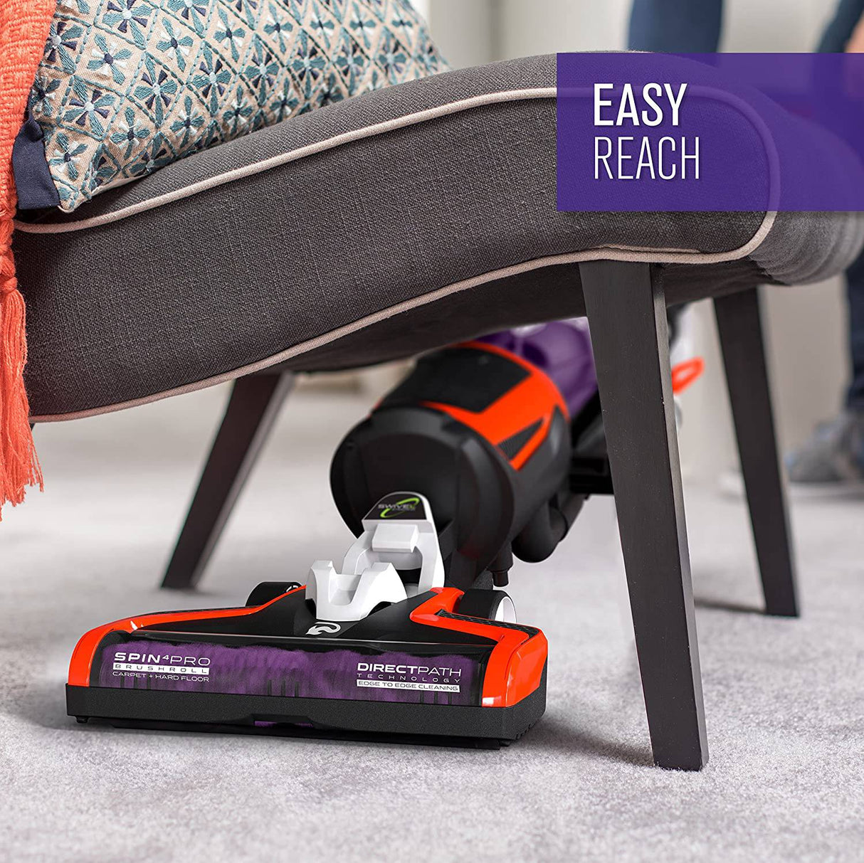 Dirt Devil Razor Pet aspiradora vertical con cable para múltiples pisos sin bolsa con dirección giratoria, UD70355B, rojo - DIGVICE MX