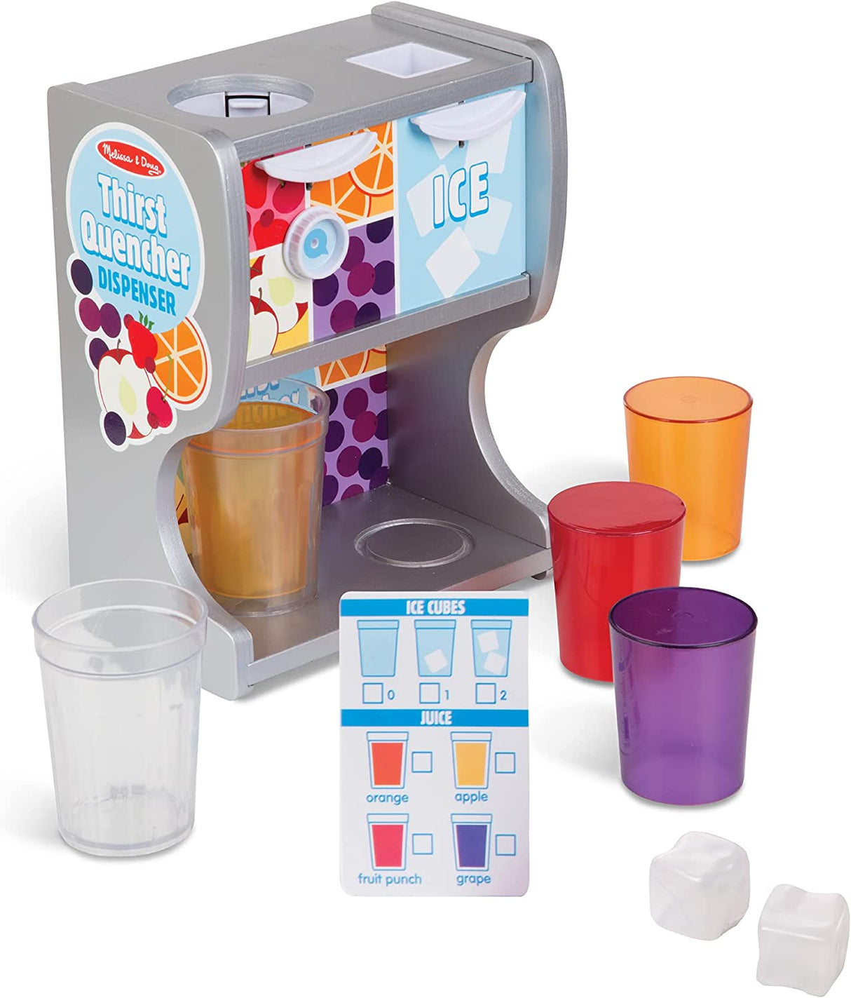 Melissa & Doug Dispensador de bebidas de madera Thirst Quencher 9300