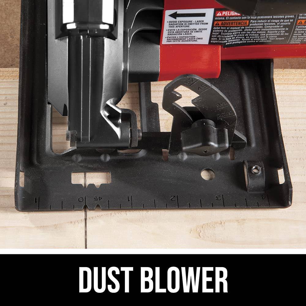 Sierra circular SKIL de 15 amperios y 7-1/4 pulgadas con guía láser de un solo haz - 5280-01 - DIGVICE MX