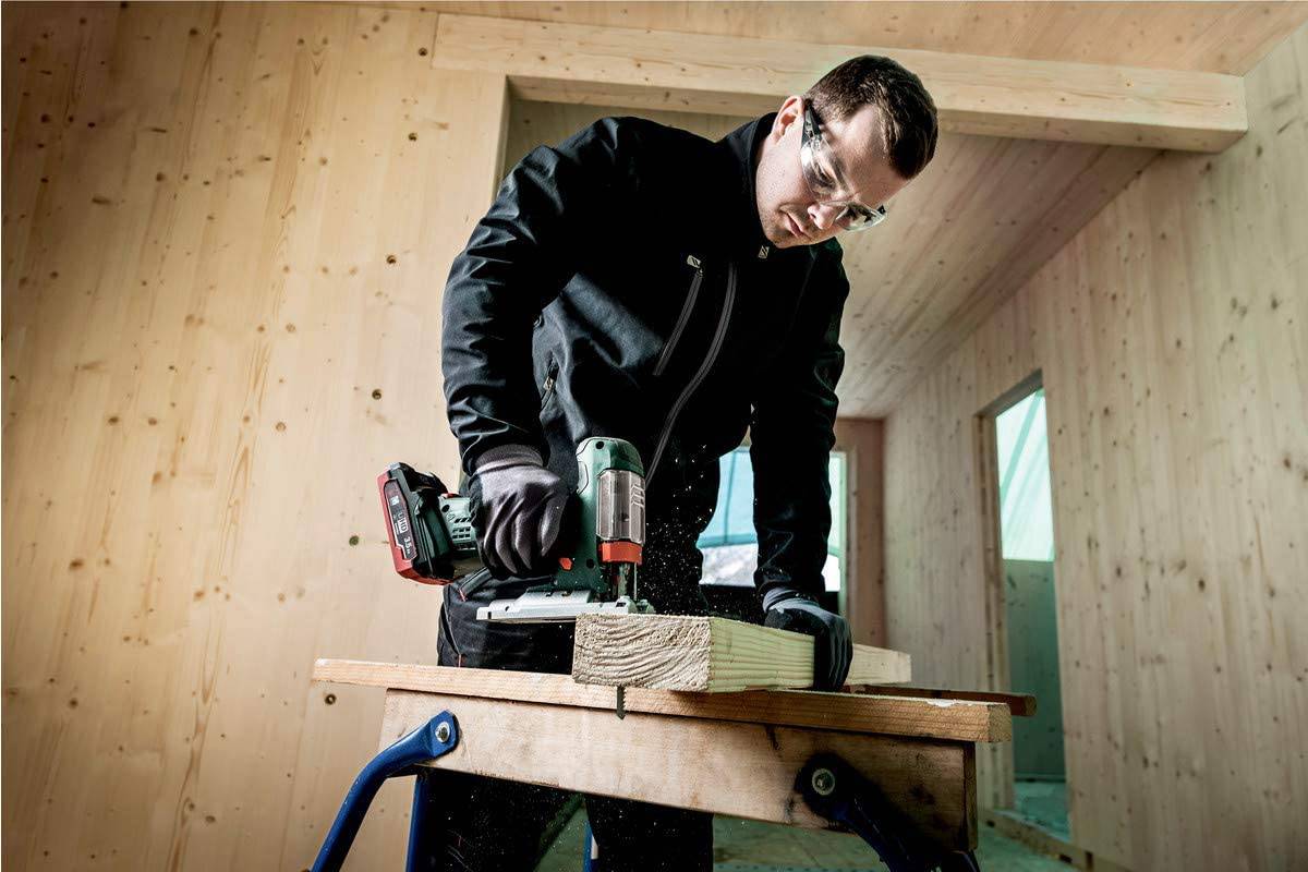 Metabo - Sierra caladora de velocidad variable de 18 V con mango de barril desnudo (601002890 18 LTX 100 desnudo), carpintería - DIGVICE MX