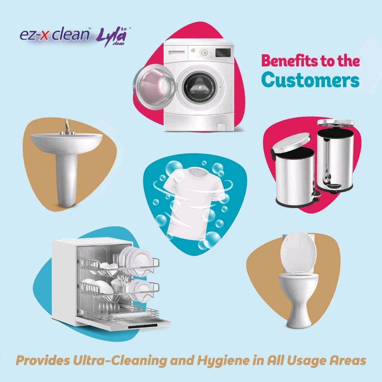 EZ-X CLEAN Pastillas de lejía activadas con agua ultraconcentradas con fórmula nueva y mejorada para lavandería y limpieza multipropósito. 40 tabletas de 7.05 oz sin fosfatos reemplaza la lejía líquida (margarita) - DIGVICE MX