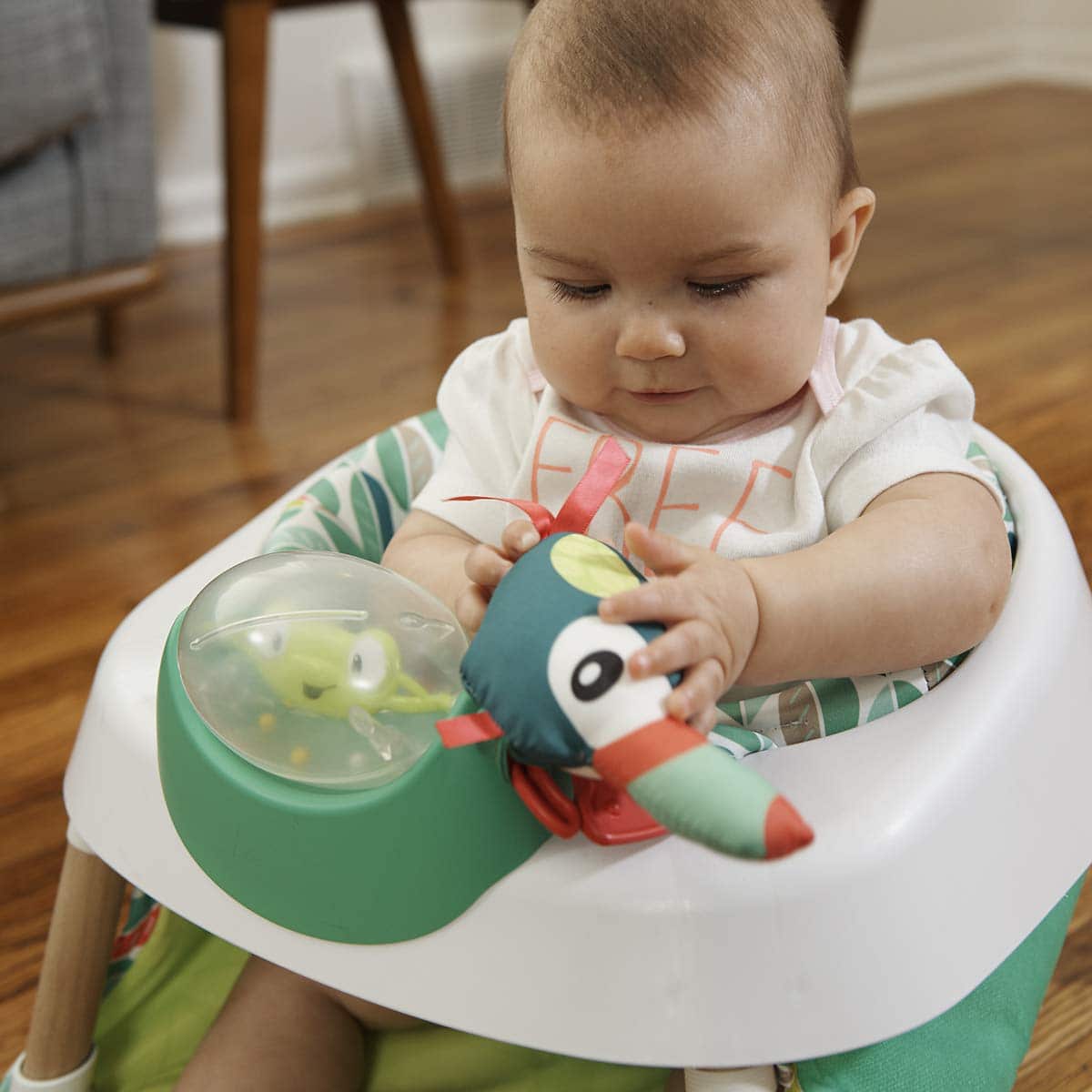 Asiento de actividad Evenflo Exersaucer y puente para puerta - DIGVICE MX