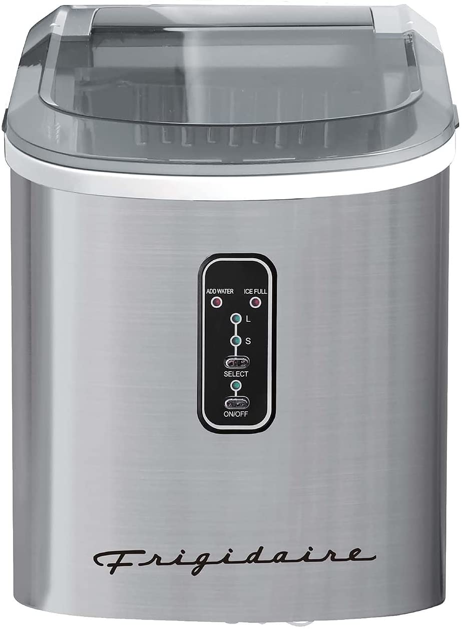 Frigidaire EFIC103-AMZ-SC Encimera para hacer cubos de hielo de gran tamaño, acero inoxidable, función de autolimpieza, resistente, inoxidable - DIGVICE MX