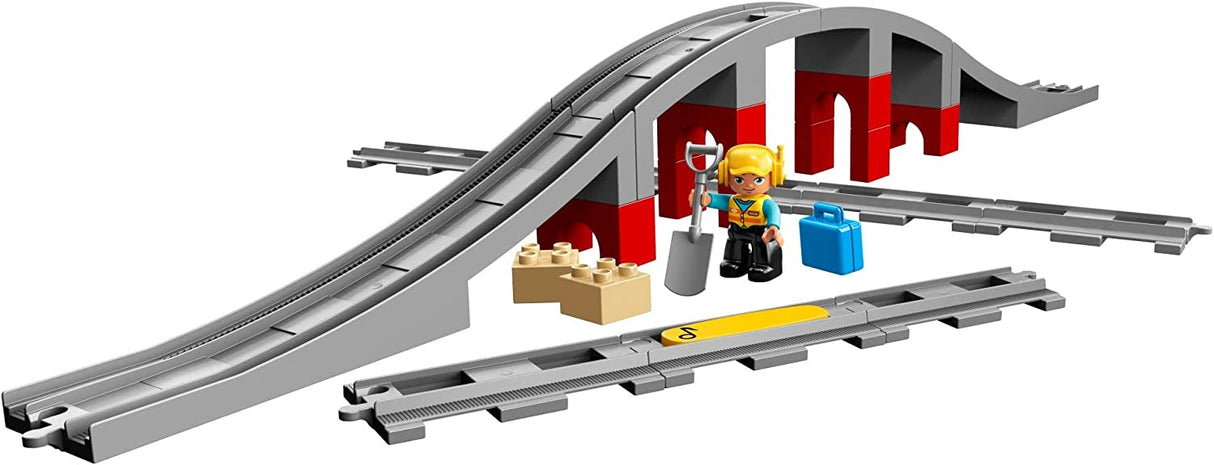 LEGO DUPLO Town Train Bridge and Tracks 10872 (26 piezas)