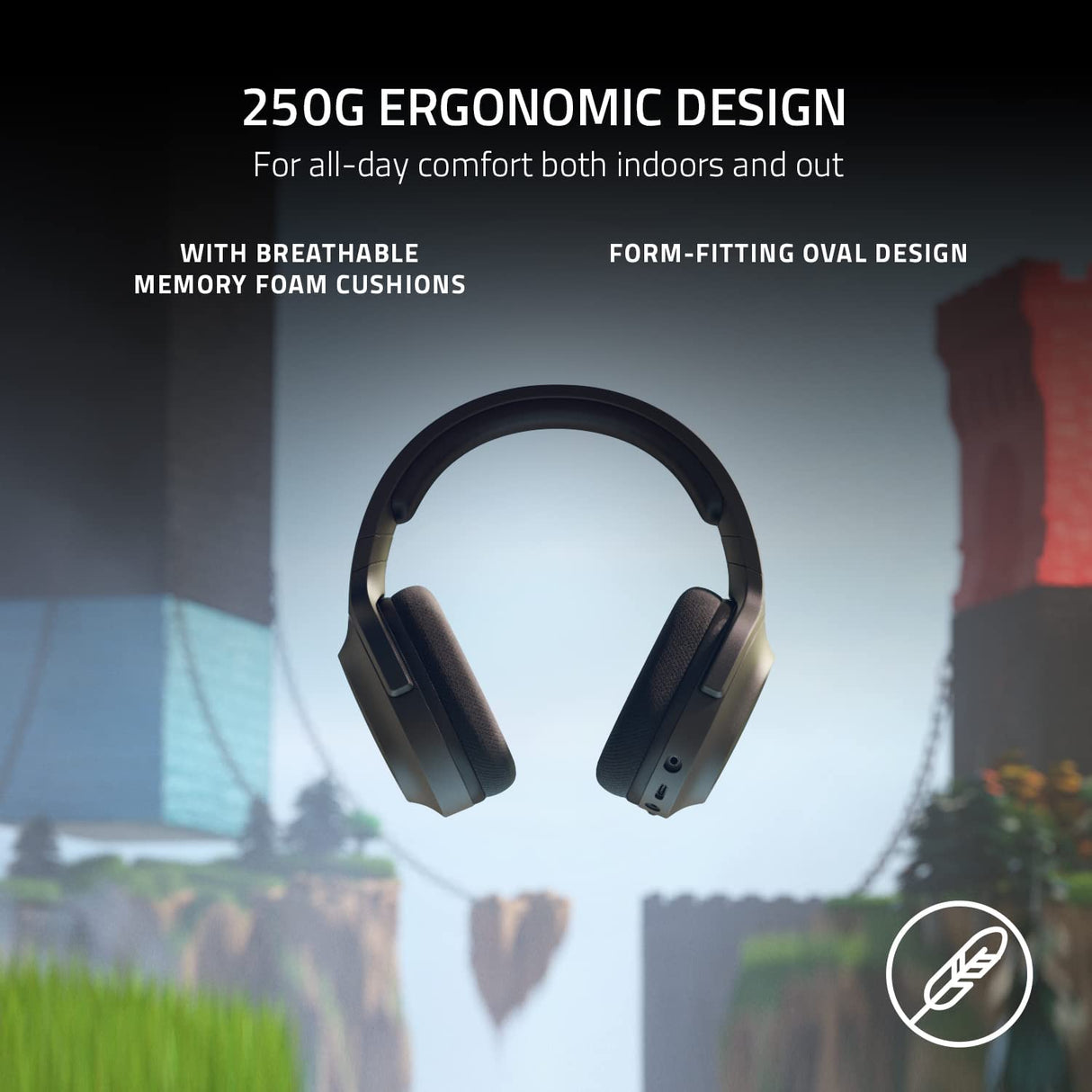 Razer Barracuda X Auriculares inalámbricos multiplataforma para juegos y móviles (modelo 2021): 250 g Diseño ergonómico - Micrófono HyperClear desmontable - Batería de 20 horas - Compatible con PC, PS5, Switch y Android - Negro