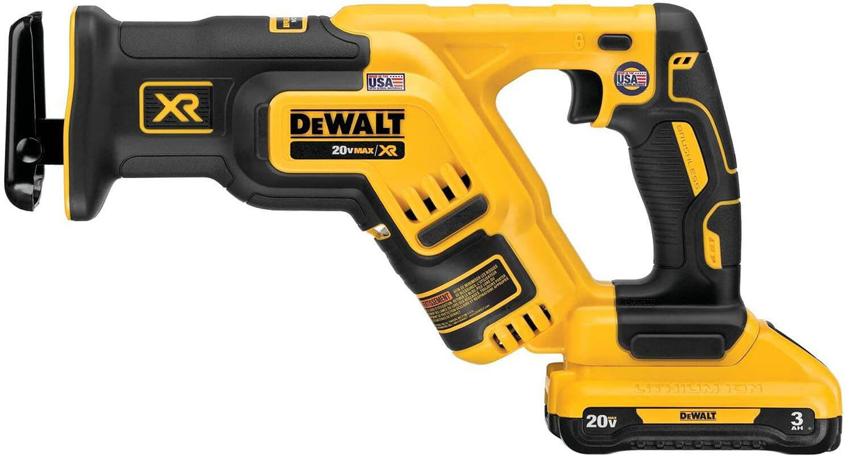 DEWALT DCS367L1 20V MAX* XR Kit de sierra recíproca compacta inalámbrica sin escobillas (3.0 AH) - DIGVICE MX