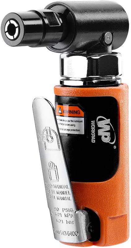 Mini amoladora de ángulo de aire WORKPAD, 20000 RPM, mini herramientas neumáticas, equipada con pinzas de 1/4 pulgadas, 1/8 pulgadas y 2 llaves - DIGVICE MX