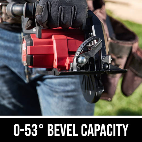 SKIL 2x20V PWR CORE 20 XP Kit de sierra circular con mango trasero sin escobillas de 7-1/4" Incluye dos baterías de 5.0Ah y cargador de dos puertos Auto PWR JUMP-CR5429B-20, rojo - DIGVICE MX