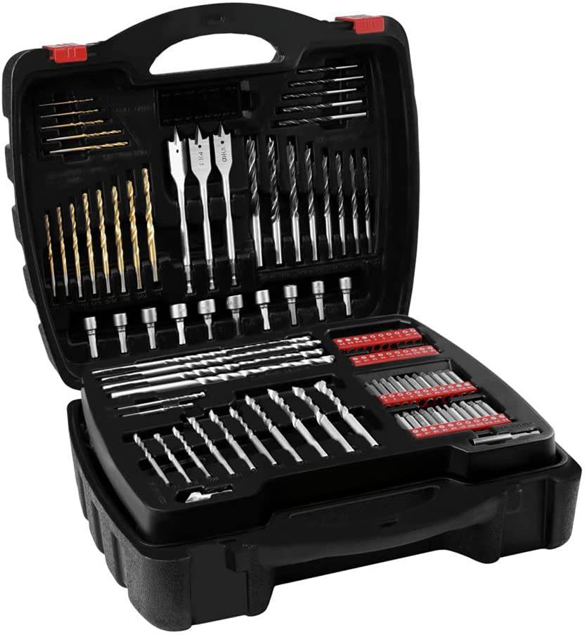 Skil HD182002 - Taladro de martillo con cable de 7,5 amperios, 1/2 pulgada con 100 brocas - DIGVICE MX