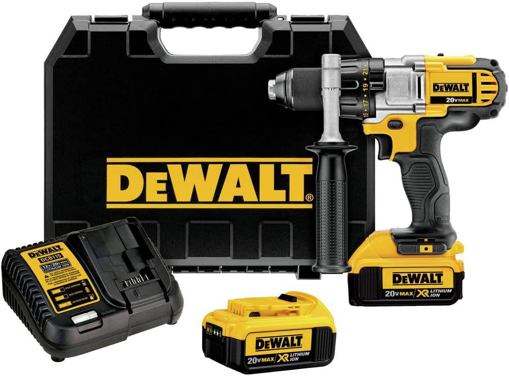 DeWalt DCD980 M2 20 V max XR Li-Ion Premium Drill/Driver Kit de 3 velocidades - DIGVICE MX