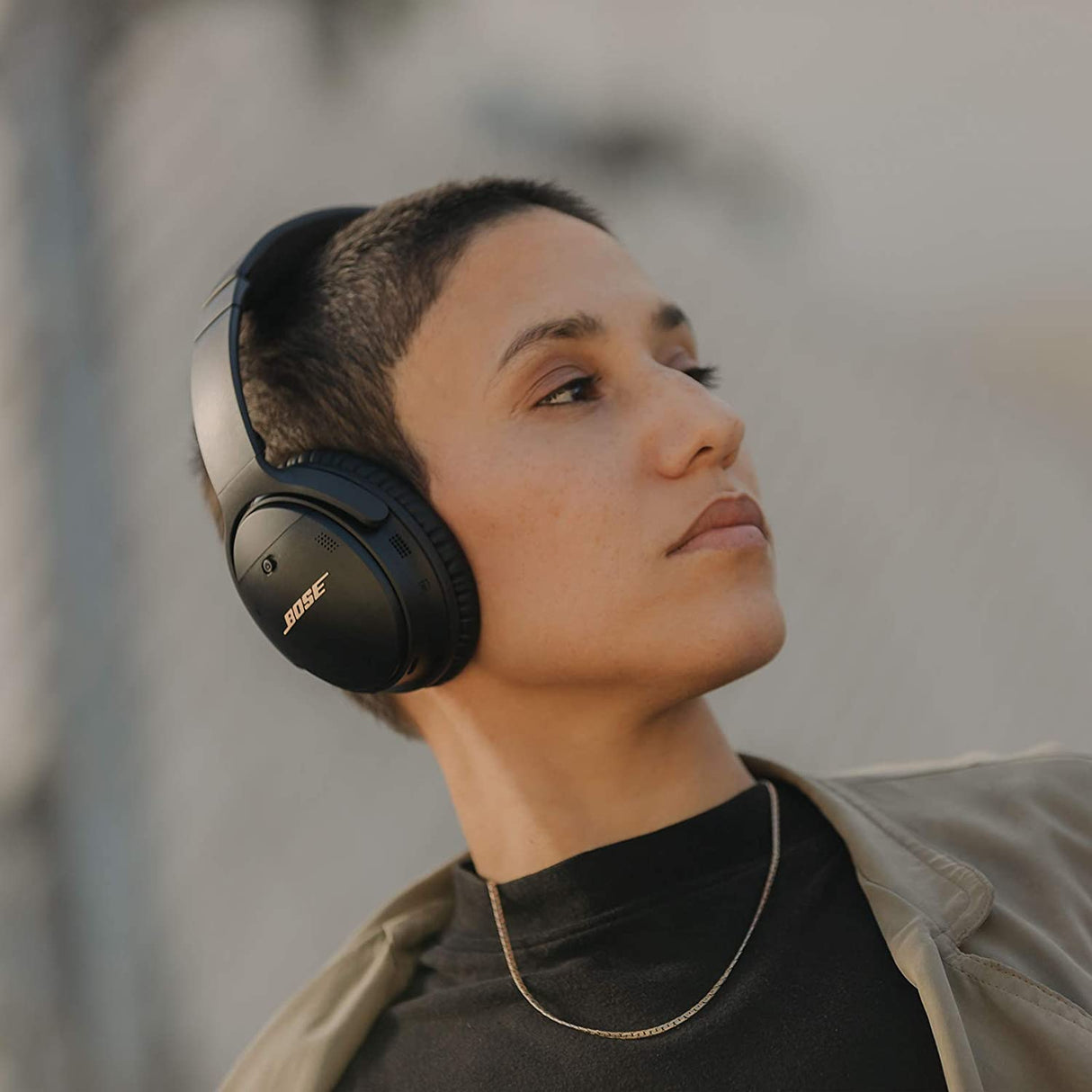 Bose QuietComfort 35 Series 2 - Auriculares para juegos: cómodos auriculares con cancelación de ruido, color negro