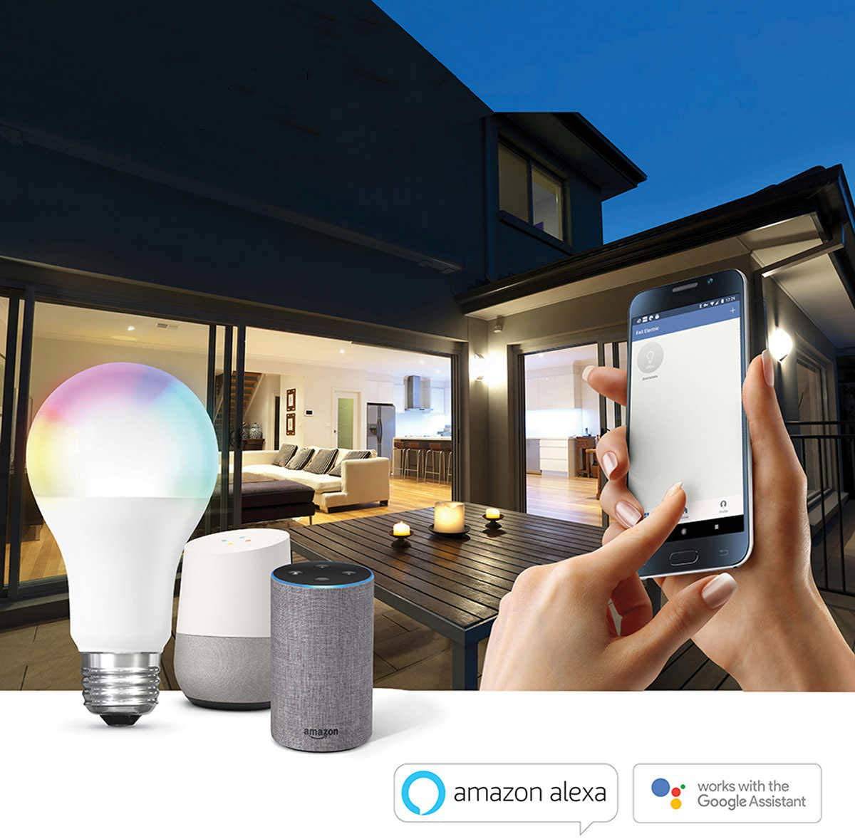 FEIT Electric Smart Wi-Fi LED que cambia de color, intensidad regulable, 60 W, paquete de 2, blanco - DIGVICE MX