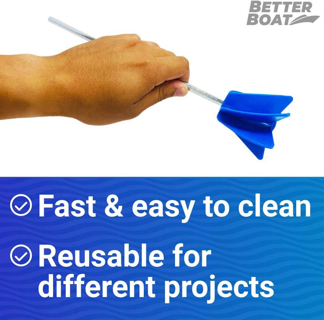 Better Boat - Mezclador de resina Mezclador de epoxi y mezclador de pintura Accesorio de taladro Agitadores de pintura, de lodo Herramientas de mezcla de cuarto o galón - DIGVICE MX
