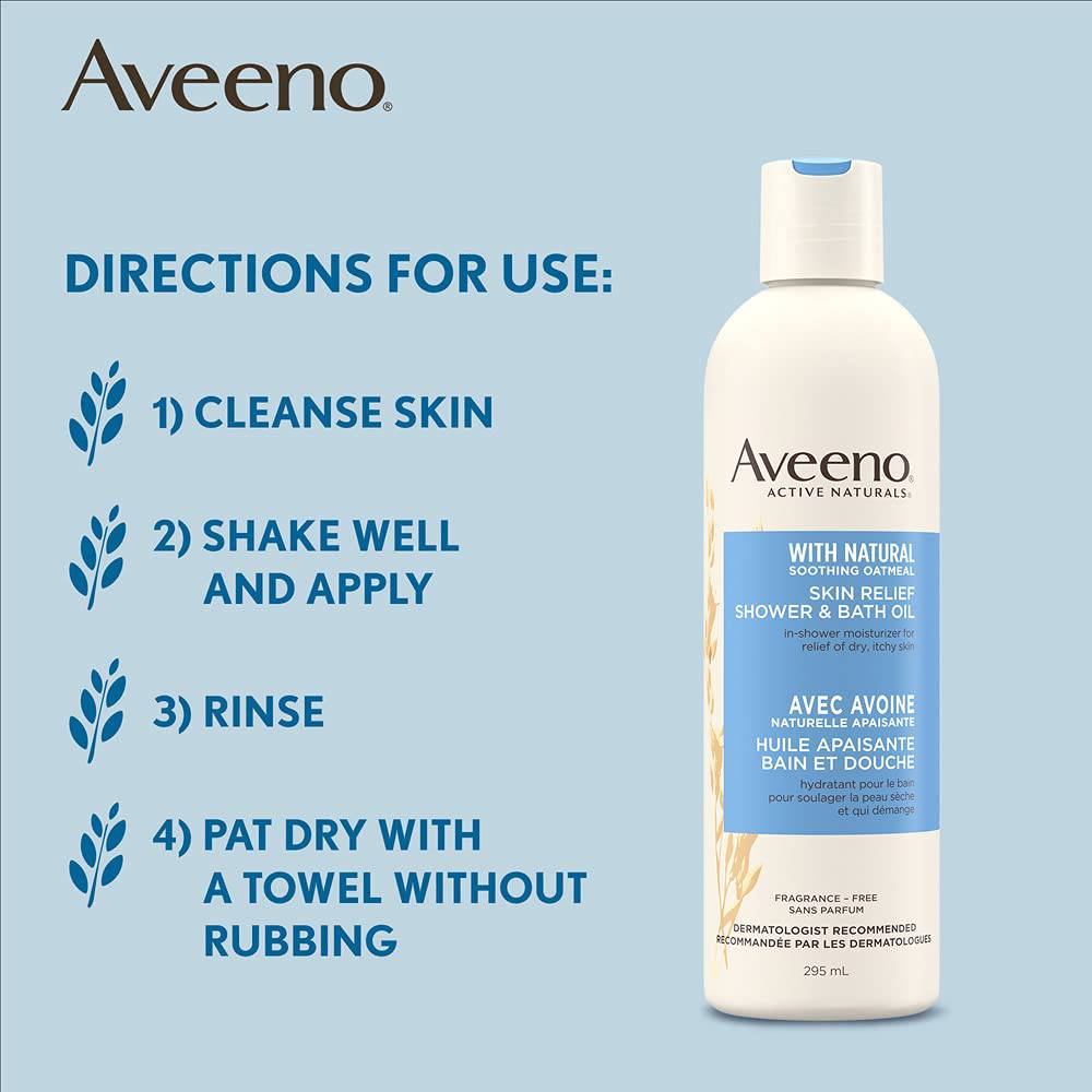 Aveeno - Skin Relief Ducha y aceite de baño 10 oz
