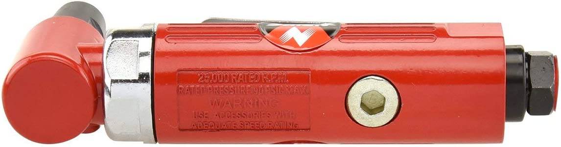 NEIKO 30060A Amoladora neumática de ángulo recto de 1/4” | 20.000 RPM | 4 CFM Consumo | Escape trasero | Culata - DIGVICE MX