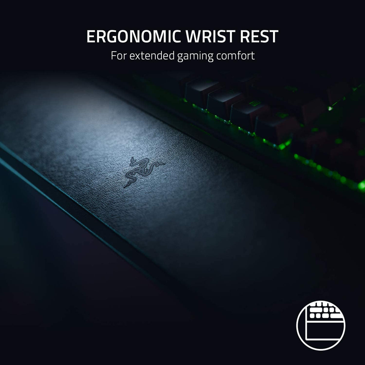 Razer BlackWidow V3 - Teclado mecánico para juegos: Interruptores mecánicos verdes - Táctil y Clicky - Iluminación Chroma RGB - Factor de forma compacto - Funcionalidad macro programable, negro clásico